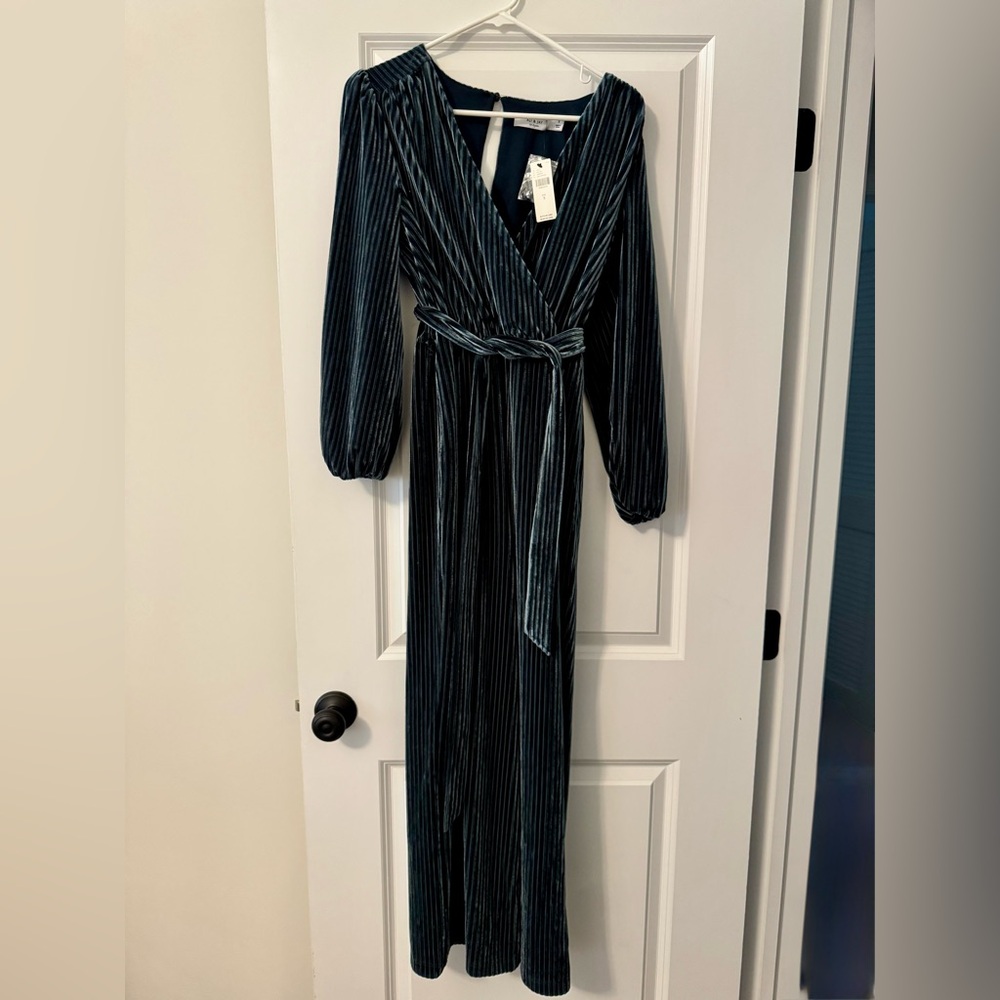 Anthropologie Velvet Jumpsuit